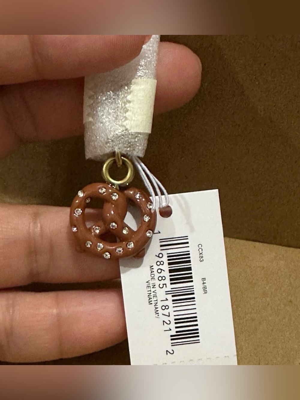 Coach DIY  Pretzel Charm Keychain